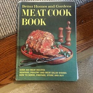 Rare find Better home and Gardens Meat cookbook from 1967